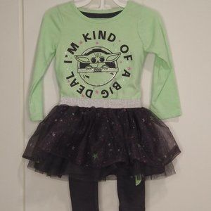 Star Wars, Girls 3 Piece Matching Outfit, Size 18M